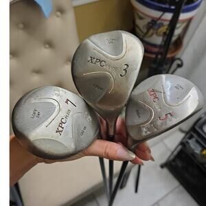 XPC Plus 3-5-7 Woods Set Stiff Steel Shafts